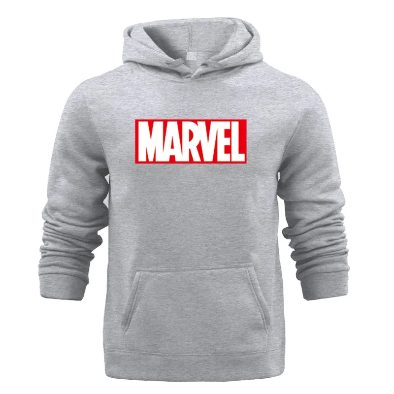 Универсальная Толстовка marvel в стиле хип-хоп, уличная одежда, свитшоты для скейтборда, Мужская/Женская толстовка с капюшоном, флисовый пуловер с карманами, толстовки, Мужское пальто 3XL