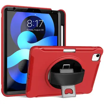 

BuzzLee For Apple iPad Air 4 10.9 " 2020 Tablet Case Rugged Duty Tablet Stand Protective Cover w/ Pencil Holder 6 Colors