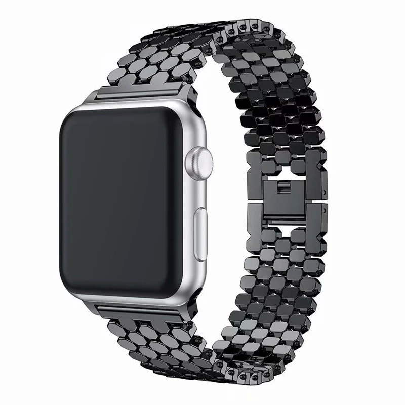 Strap for Apple watch 6 band 44mm 40mm iwatch serice 5 4 3 2 1 Accessories Stainless steel band for apple watch strap 38mm 42mm