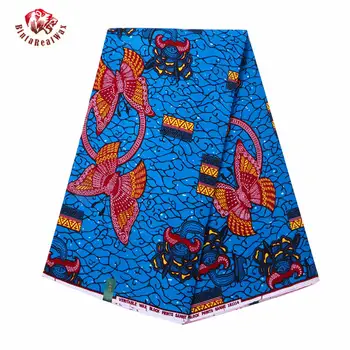 

2020 African Ankara Cotton FabricHigh Quality New Wax design Wax African Wax Bintareal Hot Sale Design for Party 24FS1220