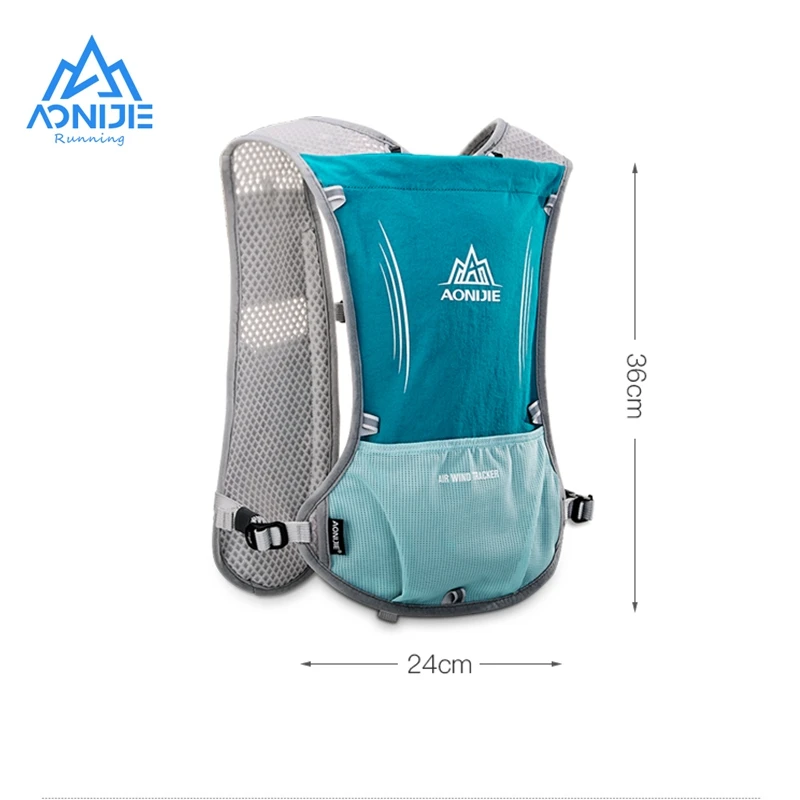 AONIJIE Running Hydration Vest Backpack for Women and Men Lightweight Trail Running Pack Outdoors Trail Race Hiking 5L