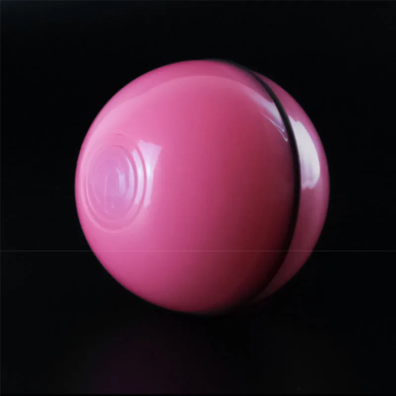 Pet Jumping USB Ball светодиодный флэш 360 градусов Роллинг игрушка для домашних животных электрический движение активированный мяч для питомцев прочный умный интерактивный CatDogToy - Цвет: Розовый