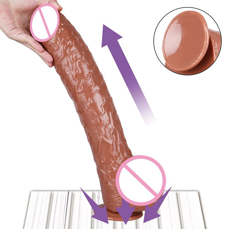 7cm Thick Oversized Penis G Spot Soft Realistic Dildo Sex Toys For Female Women Super Big Huge Dick Masturbation Strapon Device 4
