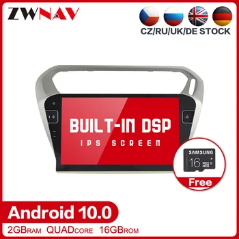 

DSP Android 10.0 Car DVD Stereo Multimedia For PEUGEOT 301 2014-2018 Radio GPS Navi Audio Video stereo head unit Wifi free map
