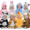 Baby Cartoon Romper Newborn Hooded Infant Clothing Boys Girls Pajamas Animal Onesie Jumpsuit Panda Costumes Flannel Baby Rompers ► Photo 3/6