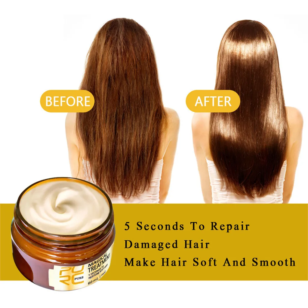 

2 /1PC Hair Detoxifying Hair Mask Advanced Molecular Hair Roots Treatmen Recover Care
