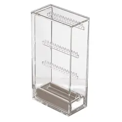 Высококачественная акриловая витрина для сережек подставка Органайзер держатель ожерелье серьги-гвоздики для хранения Прозрачная