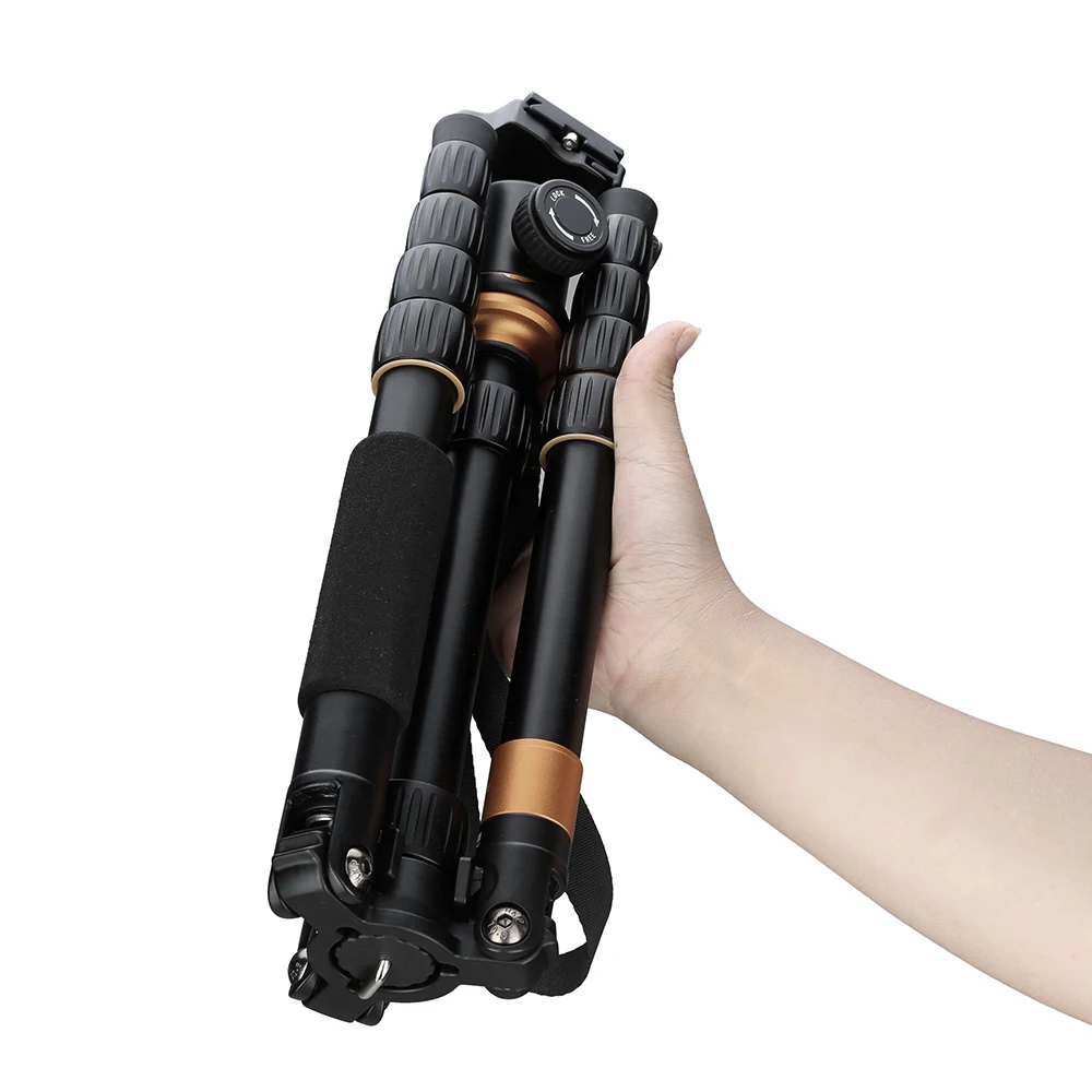 Andoer QZ-278 Штатив Профессиональный штатив для камеры монопод с шаровой головкой для Canon Nikon sony DSLR штатив лучше, чем Q999s Q666 Pro