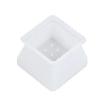

10pcs Wear Resistant Scratchproof Square Non Slip Living Room Floor Protector Home Flexible Soft Silicone Chair Leg Cover Moving