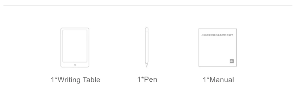 Xiaomi Mijia Smart Writing Board Drawing Writing Table LCD Screen Digital Graphic Tablets Early Education Toys With Magnet Pen