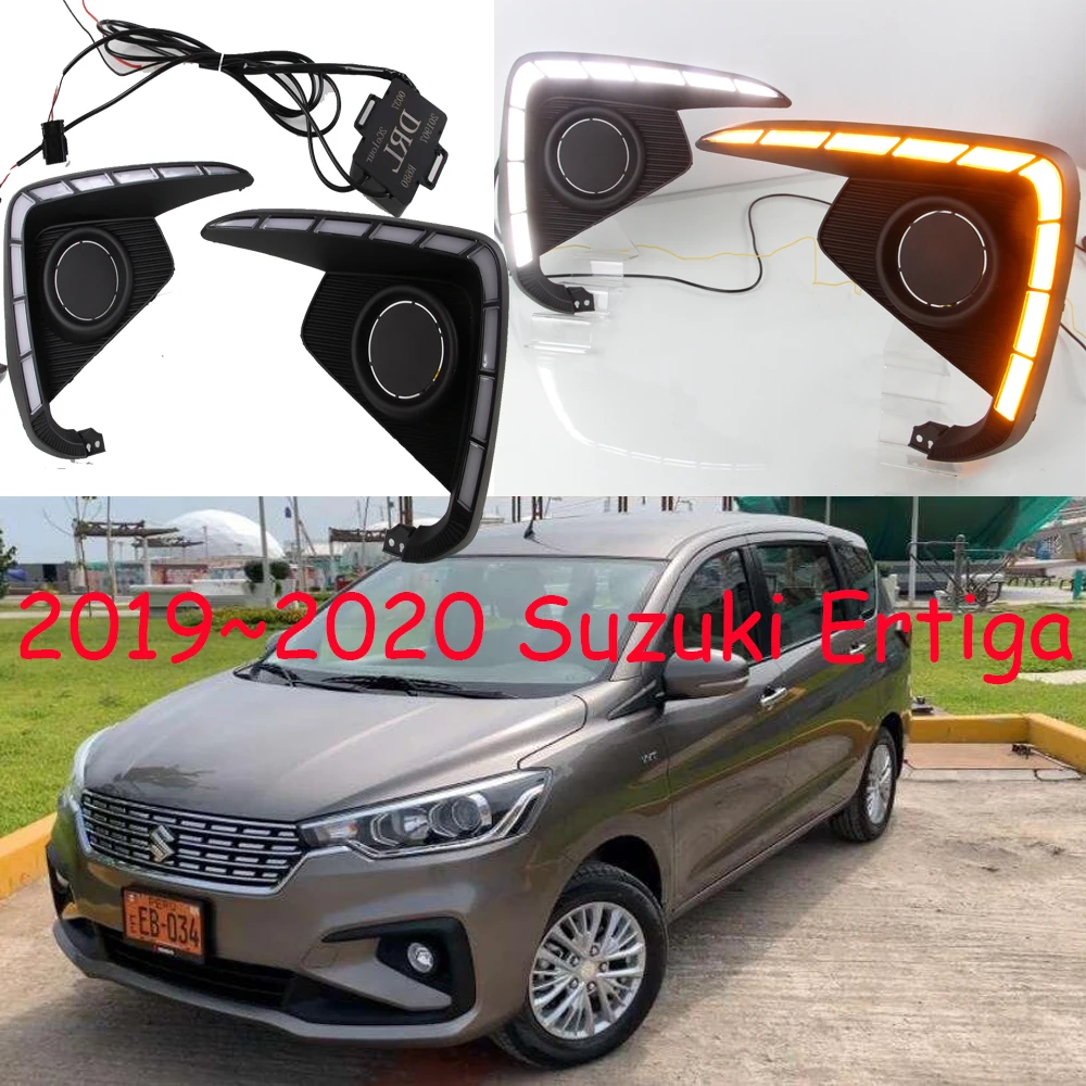 

2018~2020year headlamp for SUZUKI Ertiga daytime light head lamp car accessories LED DRL headlight for Ertiga fog light