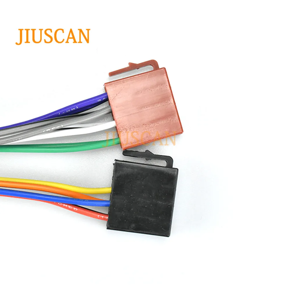 JIUSCAN 12-020 ISO радио адаптер для NISSAN 2003+(выберите модели) жгут проводов разъем свинцовый ткацкий станок кабель штекер Адаптер стерео