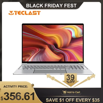 

Teclast F15 Laptop 15.6 Inch Intel Celeron N4100 Quad Core Windows 10 1920*1080 8GB DDR4L 256GB RAM SSD Backlit Notebook