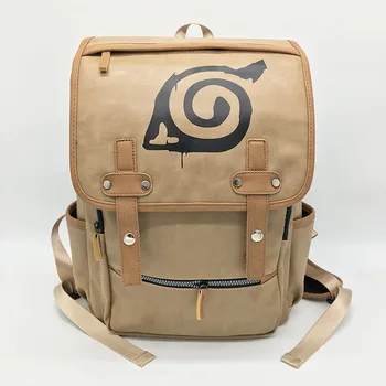 

Naruto Style Fashion Anime PU Backpacks Backpack Casual Bags Travel Knapsack Unisex Gifts