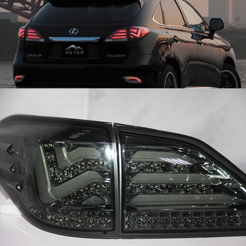 4 шт. 2013 до год для Lexus RX270 RX350 RX450H задний фонарь светодиодный фонарь черный дым SN