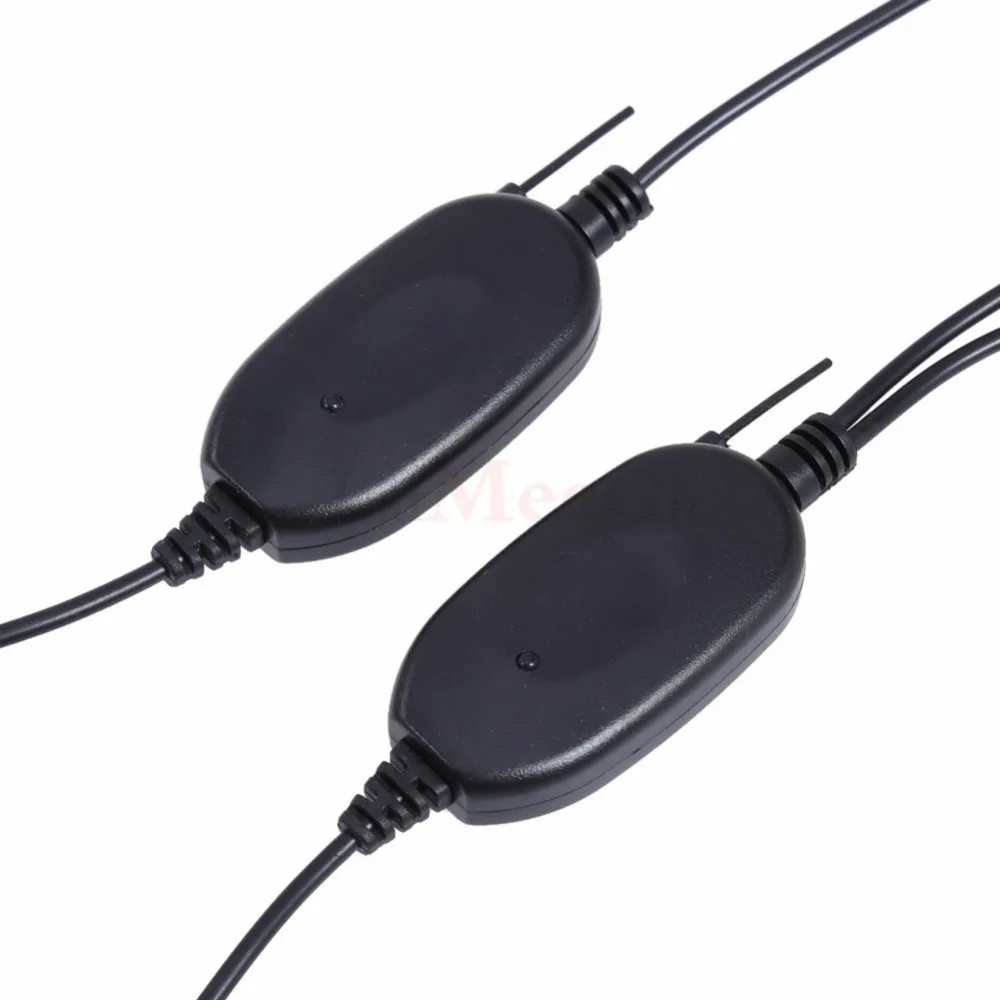 2.4G Wireless RCA Video Transmitter Receiver Kit for Car DVD Monitor GPS Rear View Camera Reverse Backup Rearview Camera (2)