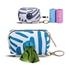Venta caliente Dispensador de bolsas portátil para caca de perro o mascotas, soporte para bolsas de recogida con cuerda, limpieza de residuos, caja de basura para caminar al aire libre, correr y senderismo mmQKMZbeqYV
