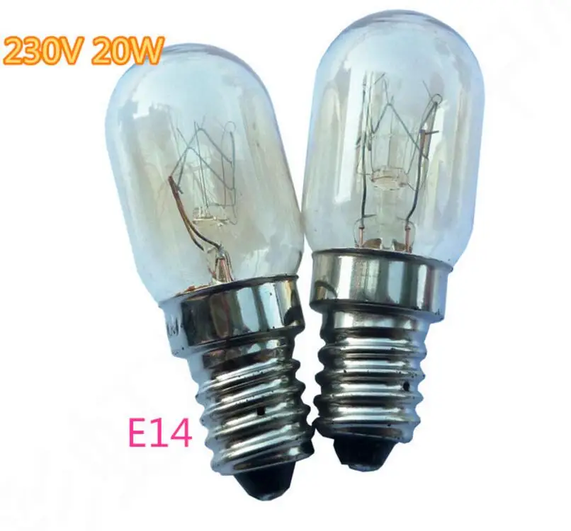 230V20W микроволновая печь или холодильник части шаровой лампы E14 тип винта