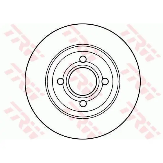 Диск тормозной передний Audi 80 B4 1.6/2.0/1.9TDi 92 TRW DF2597 | Автомобили и мотоциклы
