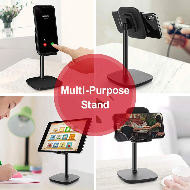Universal phone stand for deskAdjustable Cell Phone Stand Desktop Phone Holder for 3.5 inch To 9.7
