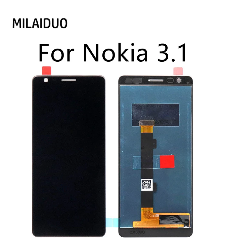 

LCD Display Touch Screen For Nokia 3.1 LCD Screen TA 1049 1057 1063 1070 1074 Lcd