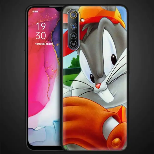phone case For Redmi Note 9s 7 8t 9 8 10 9a 9c 9t K40 Pro coque Bumper tpu soft material Funny Cartoon Crazy Rabbit B07