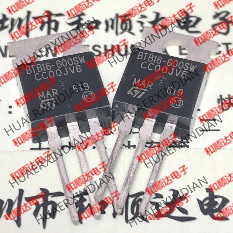 5 шт., новые оригинальные кнопки BTB16-600SW-220 600V 16A