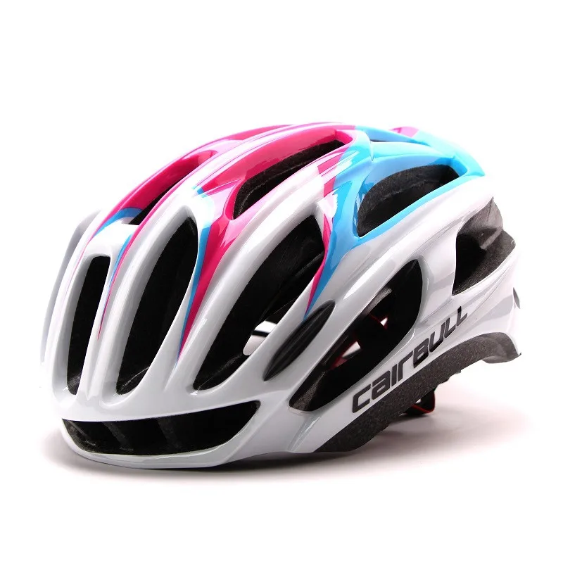 Большая Акция, велосипедный шлем, дышащий, вентиляционный, безопасный, велосипедный шлем, легкий, дорожный, MTB, велосипедный шлем, EPS+ PC Casco cicismon - Цвет: CB-18PinkBlue57-63CM