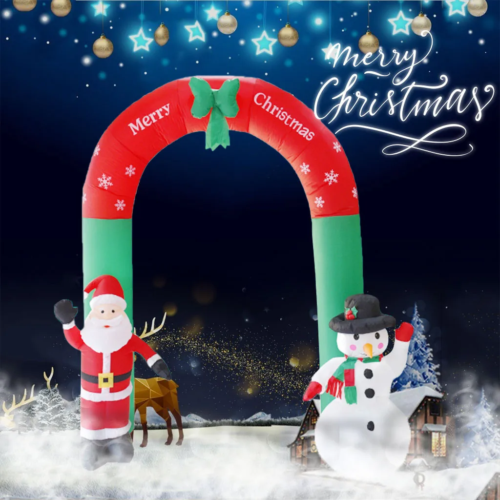 Высокая Ёмкость надувные арки высокого качества Санта Клаус снеговика на открытом воздухе украшения Декор для дома, магазина Поддержка; ; Прямая поставка;