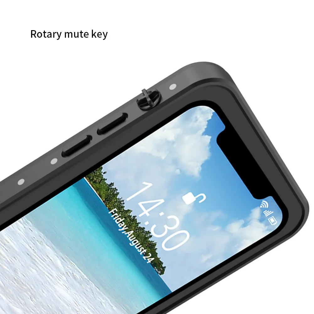 Водонепроницаемый чехол для iPhone X XS XR, Прозрачный ударопрочный чехол из ТПУ для мобильного телефона, высококачественный чехол для iPhone X S Max