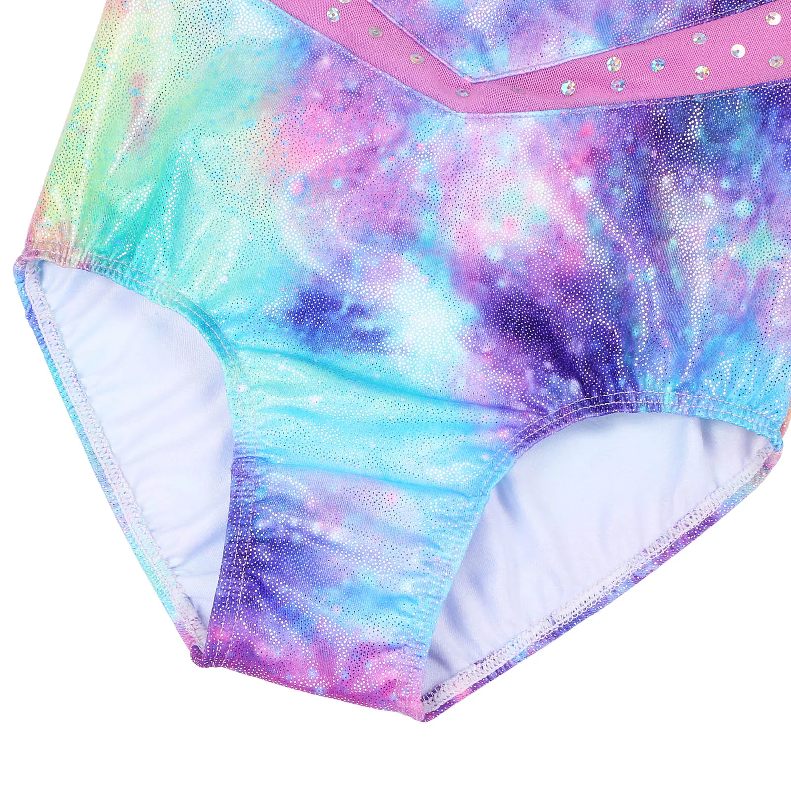 BAOHULU Galaxy Print Leotard for Girls Sleeveless Gymnastics Practice Costume Ballerina Practice Bodysuit Dancewear Jumpsuit ballet leotard,dance leotard,girls dance costumes