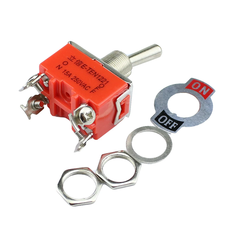 1 шт. E TEN1221 15A 250VAC 4PIN ON OFF рычажный переключатель клавишный питания