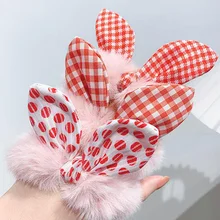 

New Winter Elastic Hair Band Scrunchie Soft Faux Fur Women Girls Ponytail Holder Hair Rope Rubber Band Headwear Hair Accessories