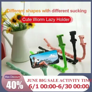 

Cute Caterpillar Lazy Bracket Mobile Phone Bracket Worm Live Bracket Suction Cup Support Wall Desktop Pillar Holder