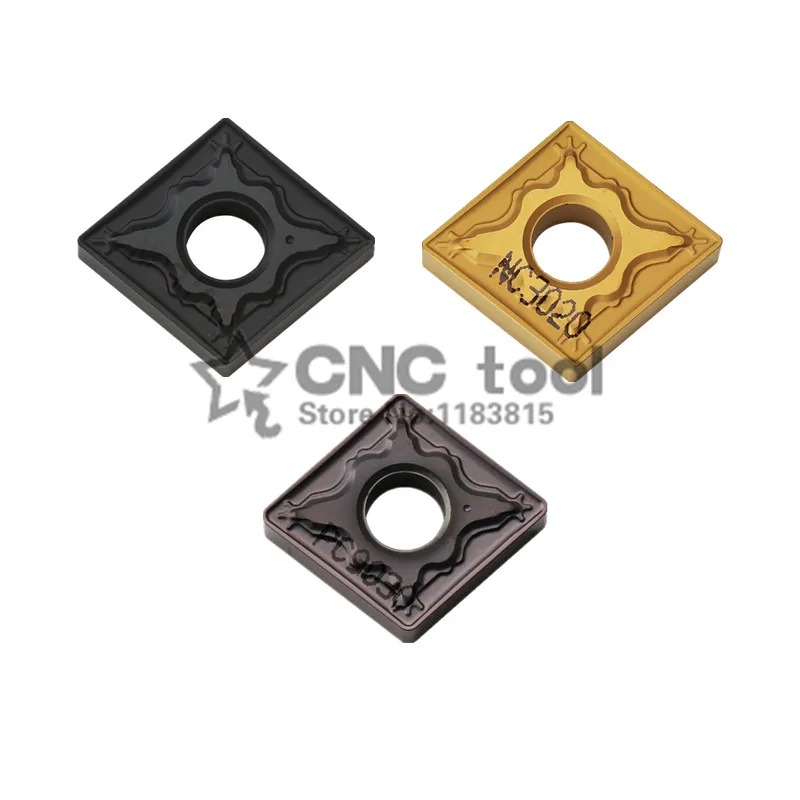 

10pcs Carbide Inserts CNMG090304 CNMG120404 CNMG120408 CNMG120412 CNMG160608 HM CNMG NC3020 NC3030 NC3120 PC9030 Steel