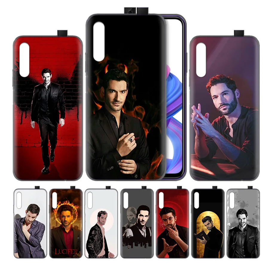 

Silicone Case Cover for Huawei Honor 8X 8C 8A 8S 9X 10 20 20i V20 Play Y5 Y7 Y9 Lite Pro Prime 2019 Nova 4e American TV Lucifer