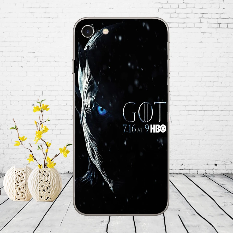 98DD Игра престолов сезон 7 Gots7 Мягкий силиконовый чехол для iPhone 5 5S SE 6 6s 8 plus 7 7 Plus X XS SR MAX чехол