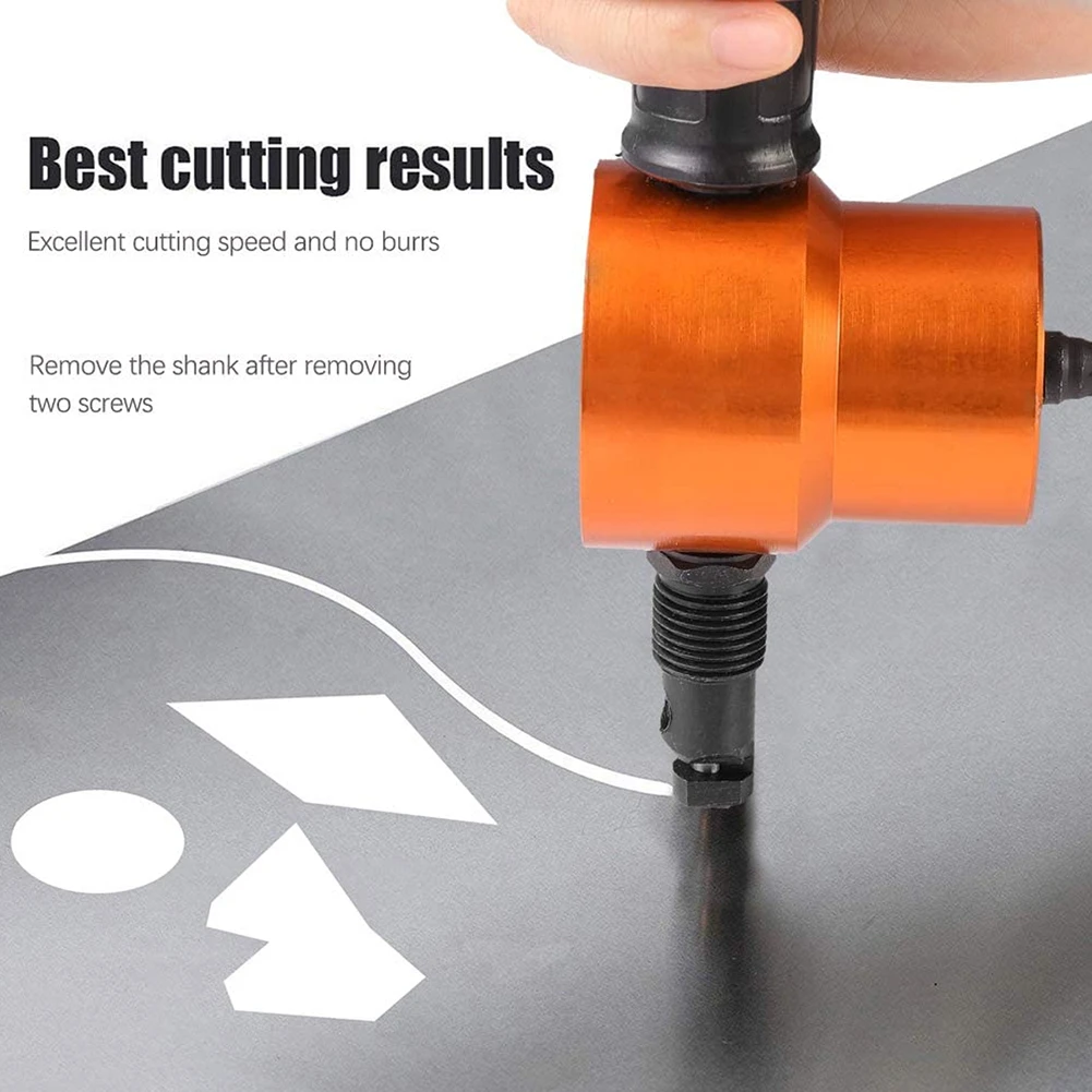 Double-Headed Sheet Metal Cutting Machine Saw Tool Electric Cutter Nibbler