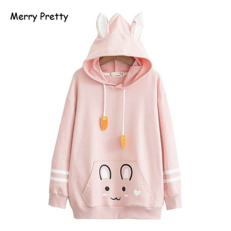 Женский спортивный костюм с капюшоном Merry Pretty хлопковый тренировочный