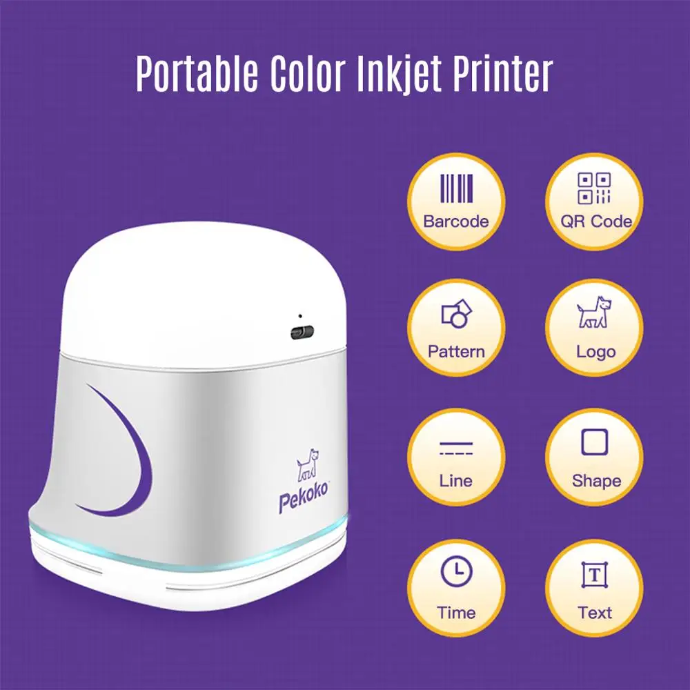 Ewwke Pekoko Portable Color Inkjet 