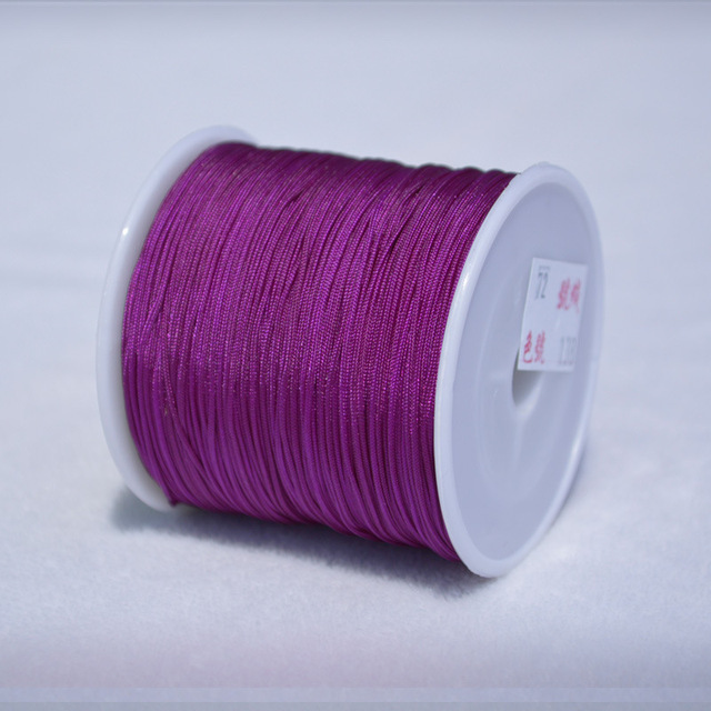 No 72 jade thread red rope hand-knitted rope Chinese knot wire tassel/bracelet braided thread/diy material thread