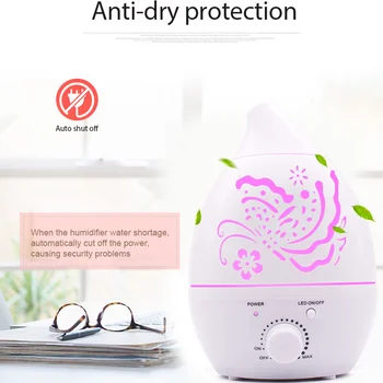 

Air Humidifier 1300ml Aroma Essential Oil Diffuser air diffuser air purifier aromatherapy diffusers in home LED light Carving