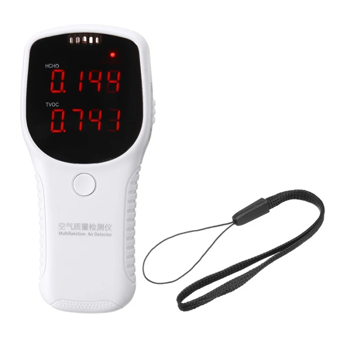 Portable Air Quality Monitor HCHO TVOC PM2.5 PM10 Formaldehyde Detector LCD Display Tester GQ999