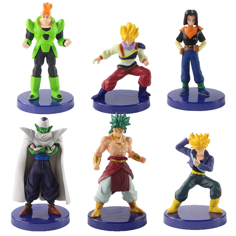 Dragon ball z filho goku vegeta iv android 17 18 super saiyan actioin  figura mini modelo brinquedos crianças presente - AliExpress