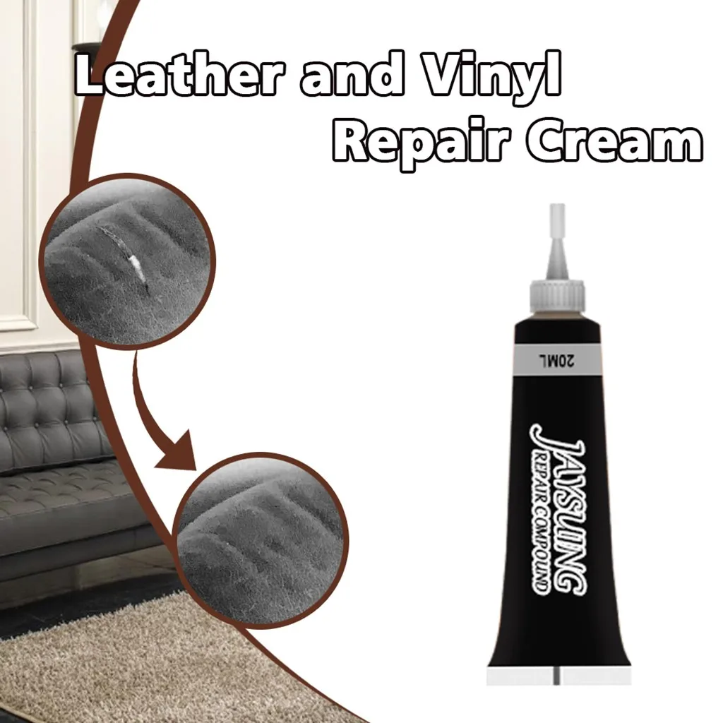 Vinyl Leather Repair Filler Cream Kits Compound Leather Restoration Cracks  Hole