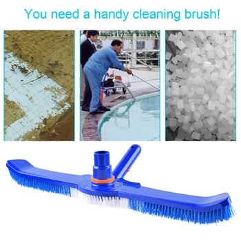 

20inch Steps Algae Removal Aquarium Floor Wall Flexible Cleaning Tool Portable Hot Spring Swimming Pool Brush Outdoor Reusable