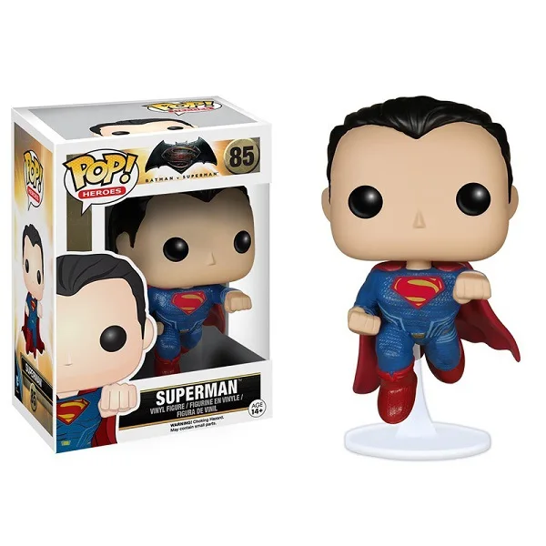 85 with box Funko Pop Justice League игрушки постоянный ток Бэтмен Супер Герои 10 см ПВХ Фигурки Brinquedos Коллекционная модель детские игрушки подарки F83 - Color: 85 with box