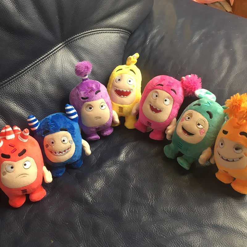 18cm Cartoon Oddbods Plushies Anime Character Plush Toy Fuse Pogo Bubble Slick Zeke Jeff Stuffed Doll for Children Birthday Gift foam pogo stick jump for kids indoor outdoor toys for children fun boys girls sport games juguetes niños 3 5 6 7 8 10 años