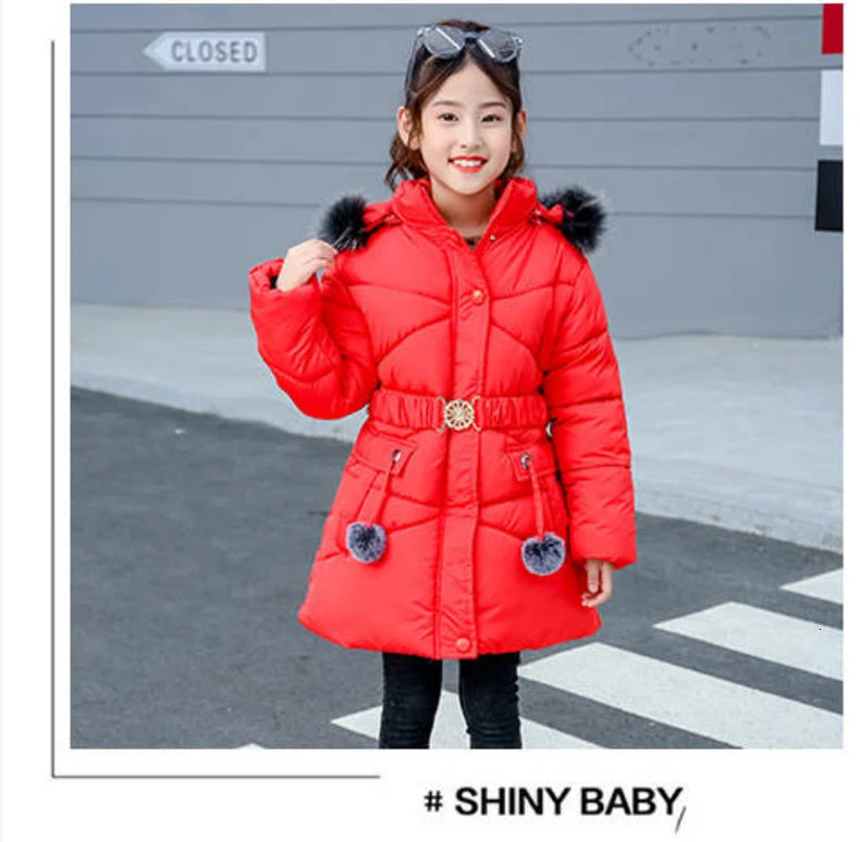 Girls Jacket Autumn Winter Jacket For Girls Coat Baby Warm Hooded Outerwear Coat Girls Clothing Children Down Parkas