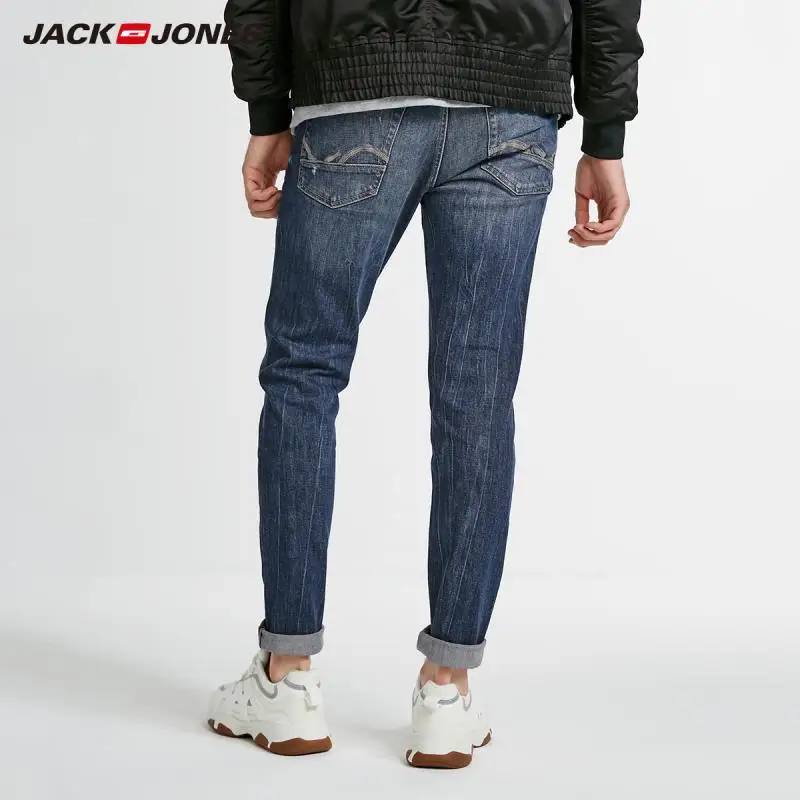 JackJones зимние мужские модные трендовые повседневные джинсы 218432515